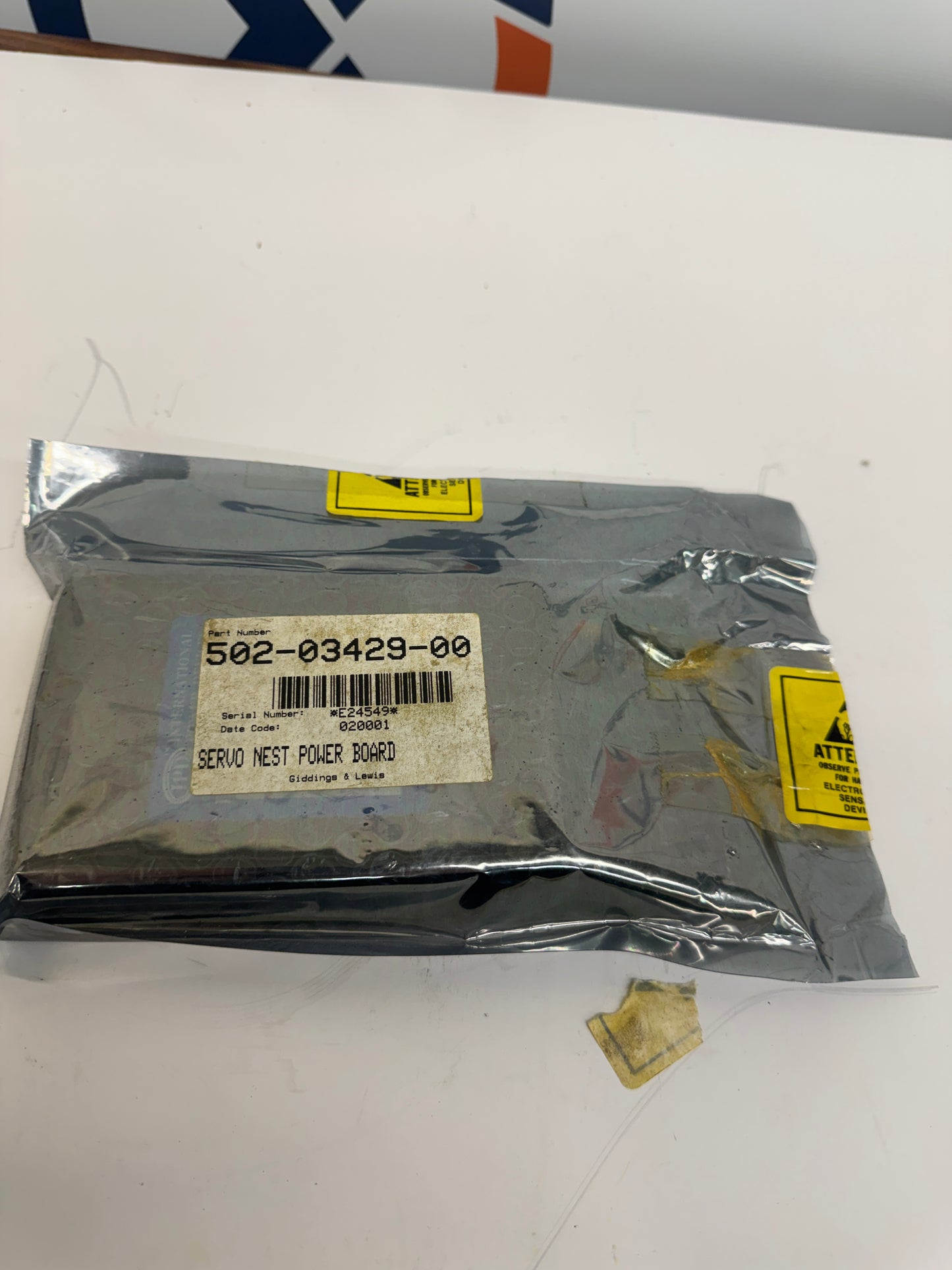 Giddings and Lewis Servo Nest Power Board 502-03429-00