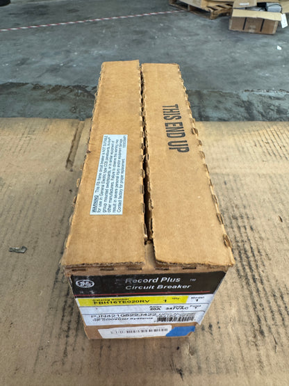 GE FBH16TE020RV Circuit Breaker 347VAC Open Box Unused