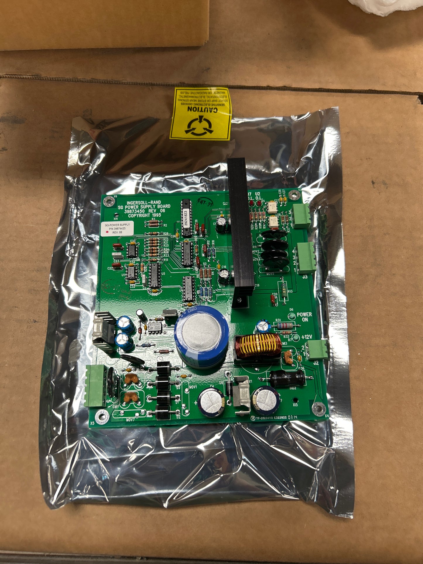 Ingersoll Rand SG Power Supply Board 39874425