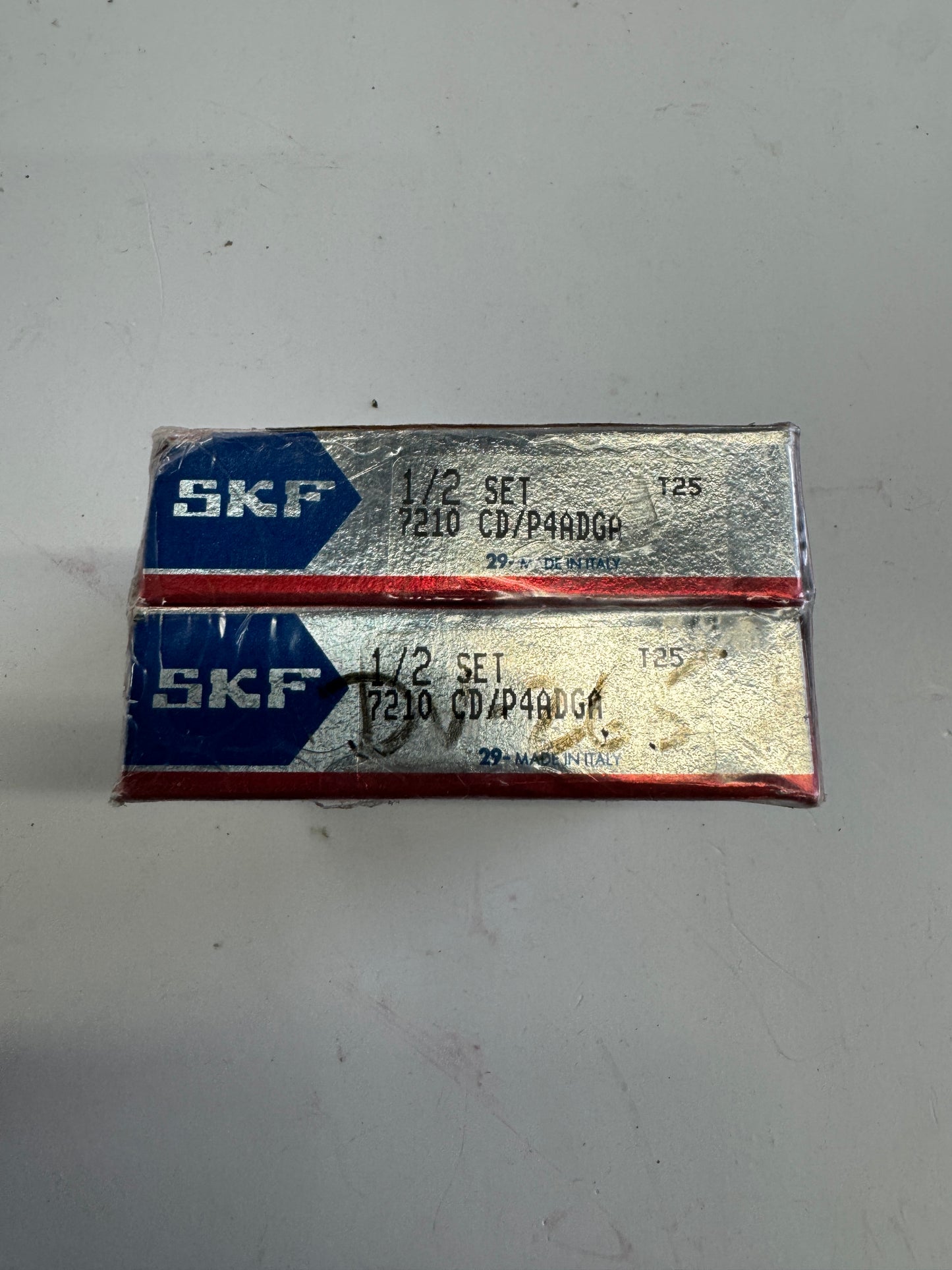 SKF Angular Contact Ball Bearing 7210 CD/P4ADGA — 1/2 Set 50 x 90 x 20 mm