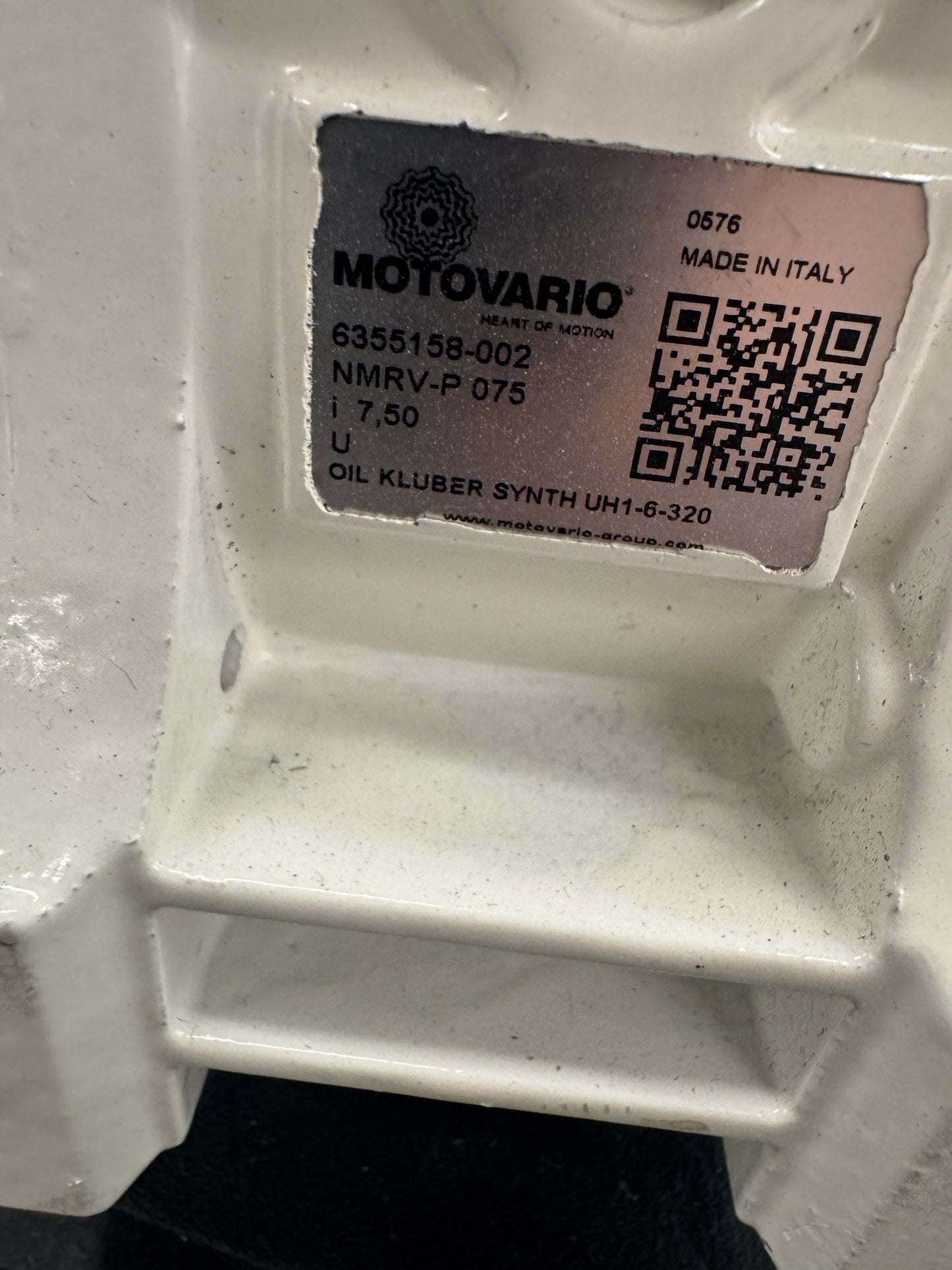 Motovario Worm Gearmotor NMRV-P 075 - 2 kW 191 RPM