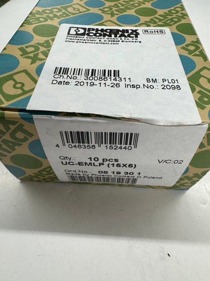 Phoenix Contact Plastic Label Sheets UC-EMLP / Ord. No. 0819301 15 x 5 mm