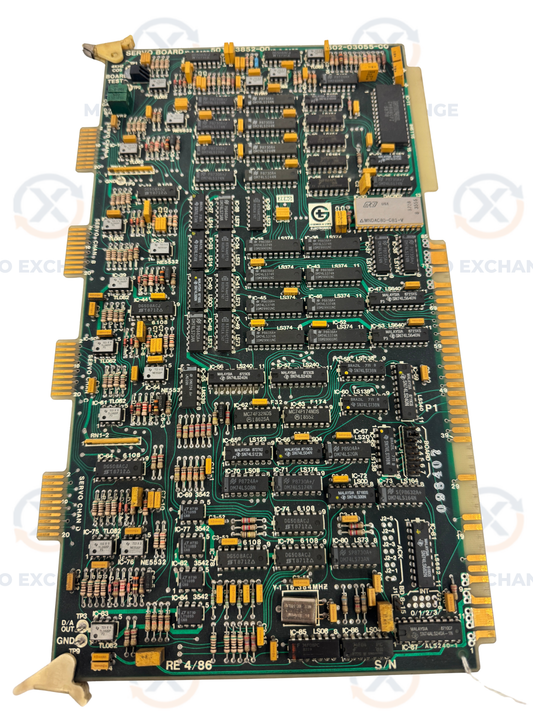 Giddings & Lewis Servo Board PCB Assembly 501-03852-00 & 502-03055-00 m00529