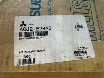 Mitsubishi A0J2-E28AS Input/Output Module 100/240V AC Open Box Unused