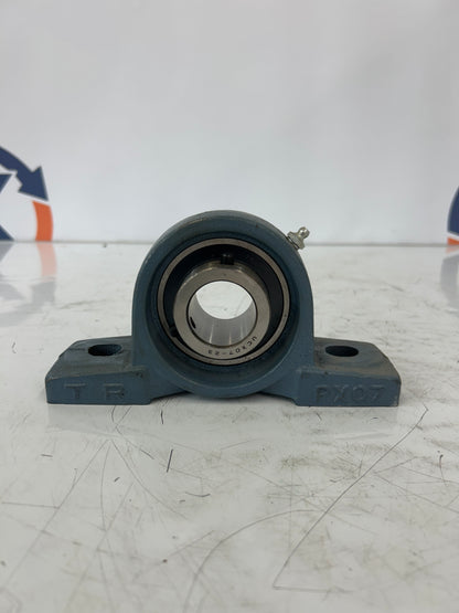 TR (TR Industrial) Pillow Block Bearing UCPX07-23 1-7/16 in. Bore, 2-Bolt, PX07 Housing