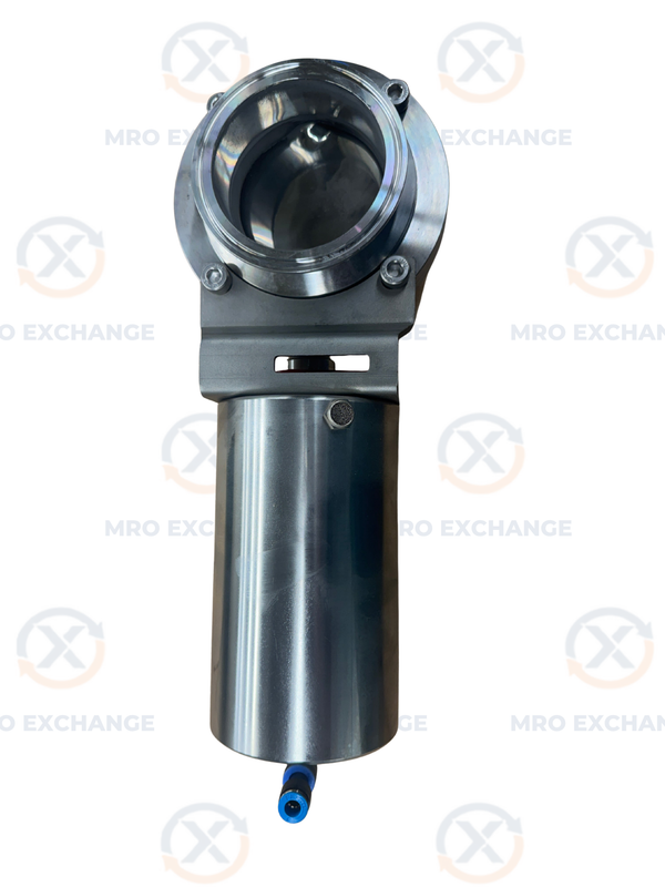 Adamant AV-1PC-3VNC-304-S Sanitary Pneumatic Butterfly Valve 3 in Tri-Clamp 145 PSI