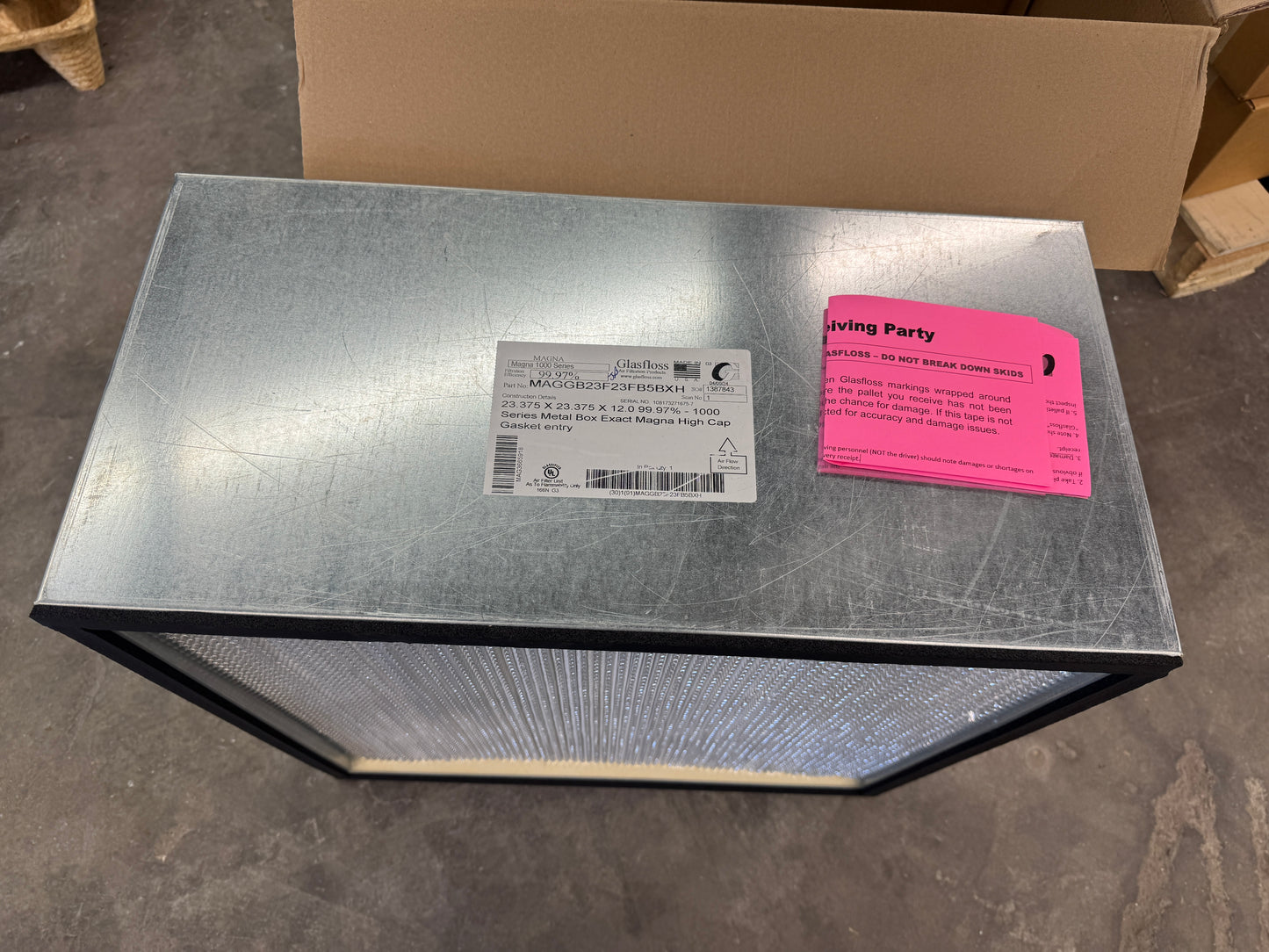 Glasfloss HEPA Filter MAGGB23F23FB5BXH