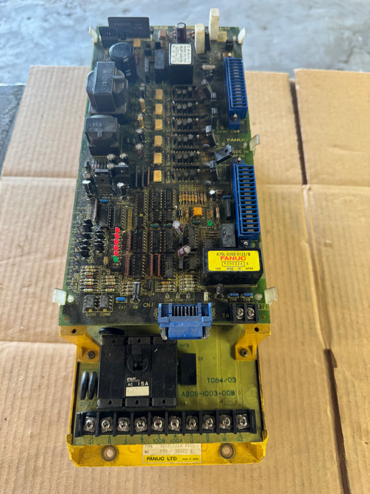 Fanuc A06B-6058-H006 Servo Amplifier 200V to 240V AC Untested Surplus