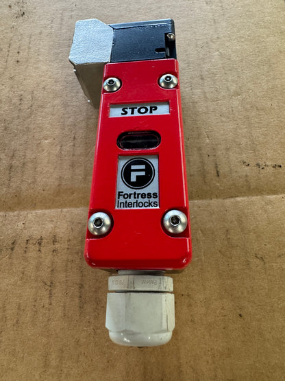 Fortress Interlocks Solenoid Safety Interlock Switch 24V DC / 110V AC Untested Surplus