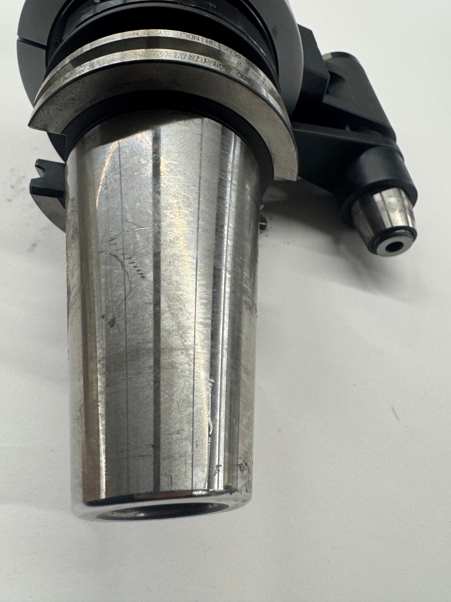 BIG Daishowa Right Angle Head BCV50-AG90/NBS10W-230 | CAT50 | NBS10W Collet Chuck Output, 230 Mm Gauge Length | Orientation: Radial