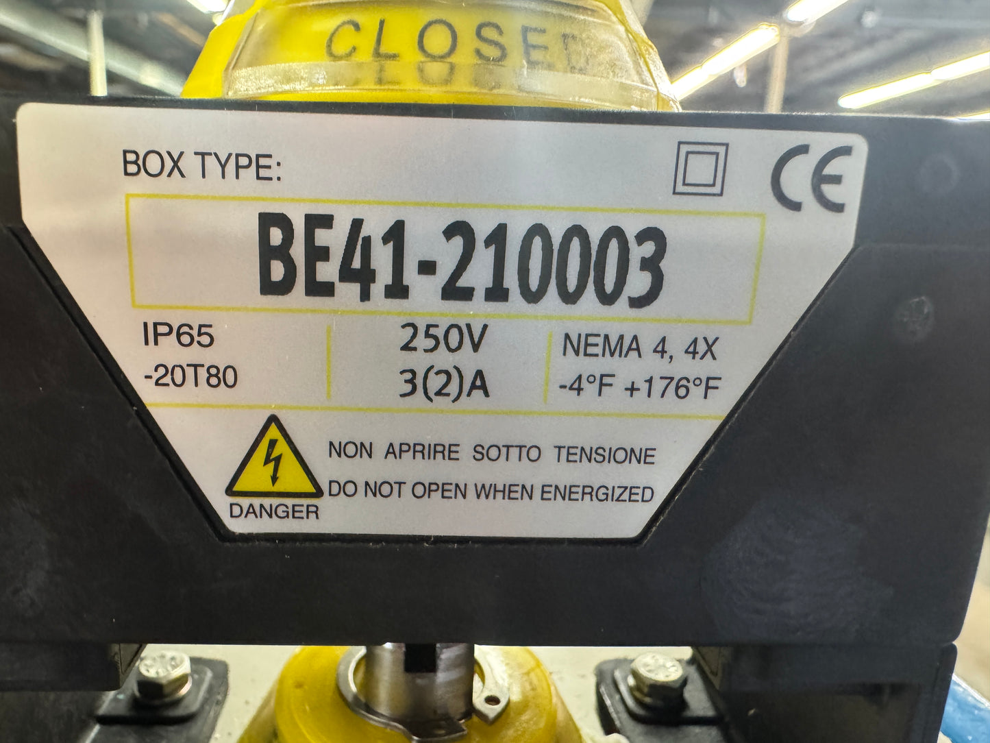 EVAC Pneumatic Actuated Ball Valve PVX-3"-NPTF-FB-MT35-NC 3 In. DN80 NPTF PN63