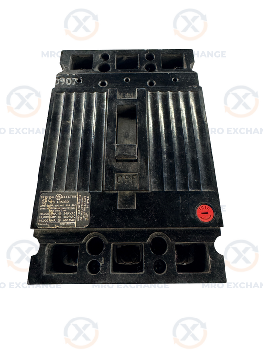 General Electric Circuit Breaker TED136030 600 VAC