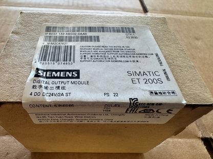 Siemens 6ES7 132-4BD32-0AA0 Digital Output Module 24V DC Factory Sealed