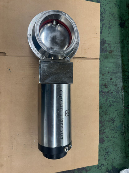 Cipriani Harrison Sanitary Butterfly Valve 9C440/63/22 4 In. Sanitary Tri-Clamp End
