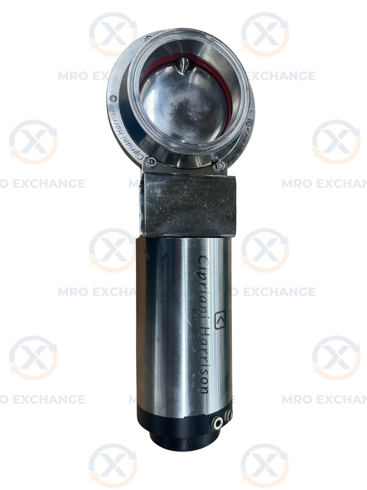 Cipriani Harrison 9C440/63/22 Sanitary Butterfly Valve 4 in Tri-Clamp