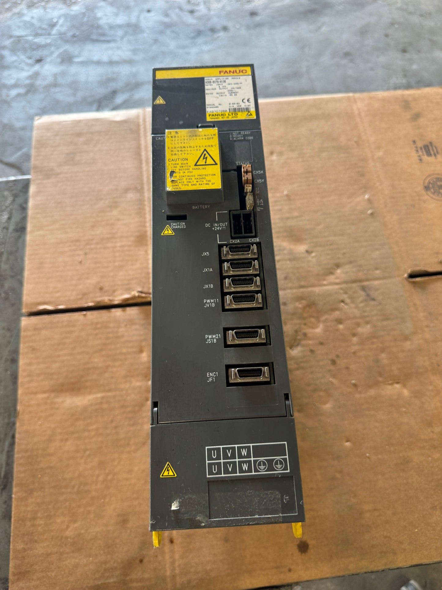 Fanuc A06B-6079-H106 Servo Amplifier Module Untested Surplus 01469