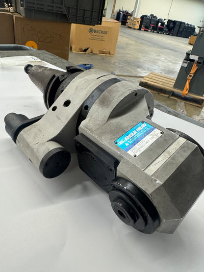 BIG Daishowa Right Angle Head CV50-AG90/AGH35-230 | CAT50 | AGH35 Output, 230 Mm Gage Length | Orientation: Radial | Coolant Through