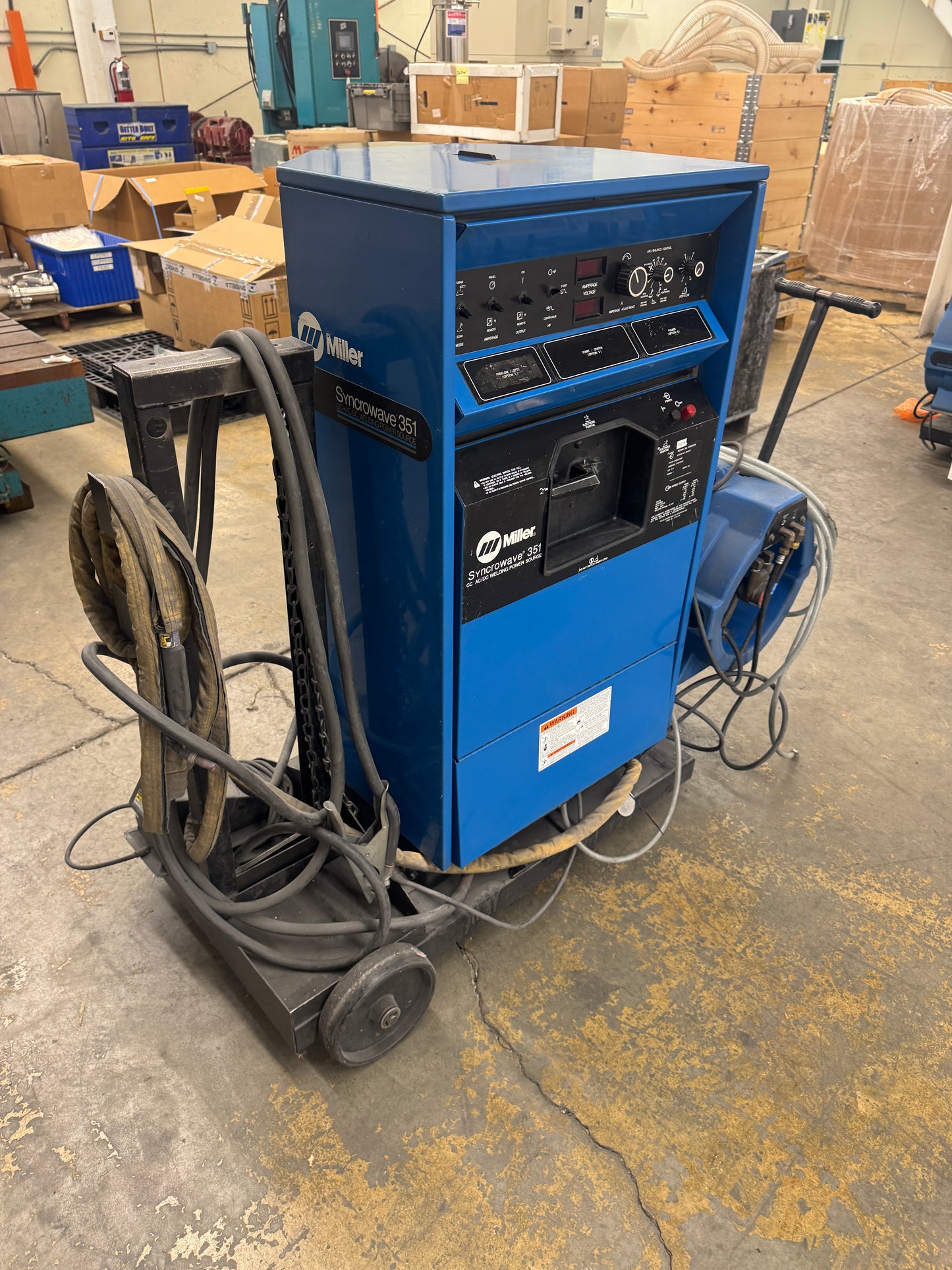 Miller TIG Welder Syncrowave 351 350 Amp 200/230/460V 1 Phase