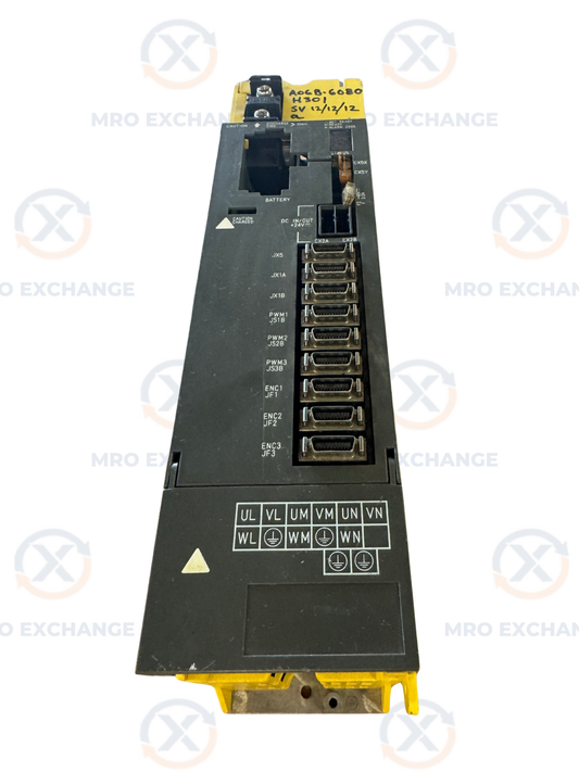 Fanuc A06B-6080-H301 Servo Amplifier Module 283 to 325V Untested Surplus