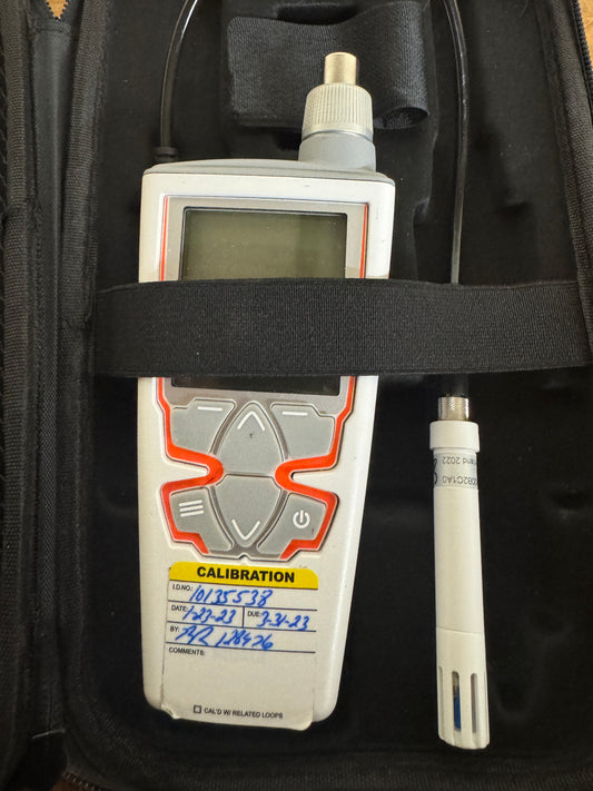 Vaisala Handheld Humidity and Temperature Meter HM41 with HMP113 V00B2 Probe 0 to 100 %RH, 14 to 140 Deg. F