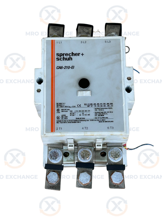 Sprecher + Schuh Contactor CA6-210-EI