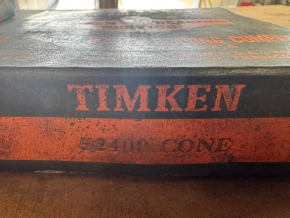 Timken Tapered Roller Bearing Cone 52400 4 In. Bore x 8 In. OD x 1.422 In. W