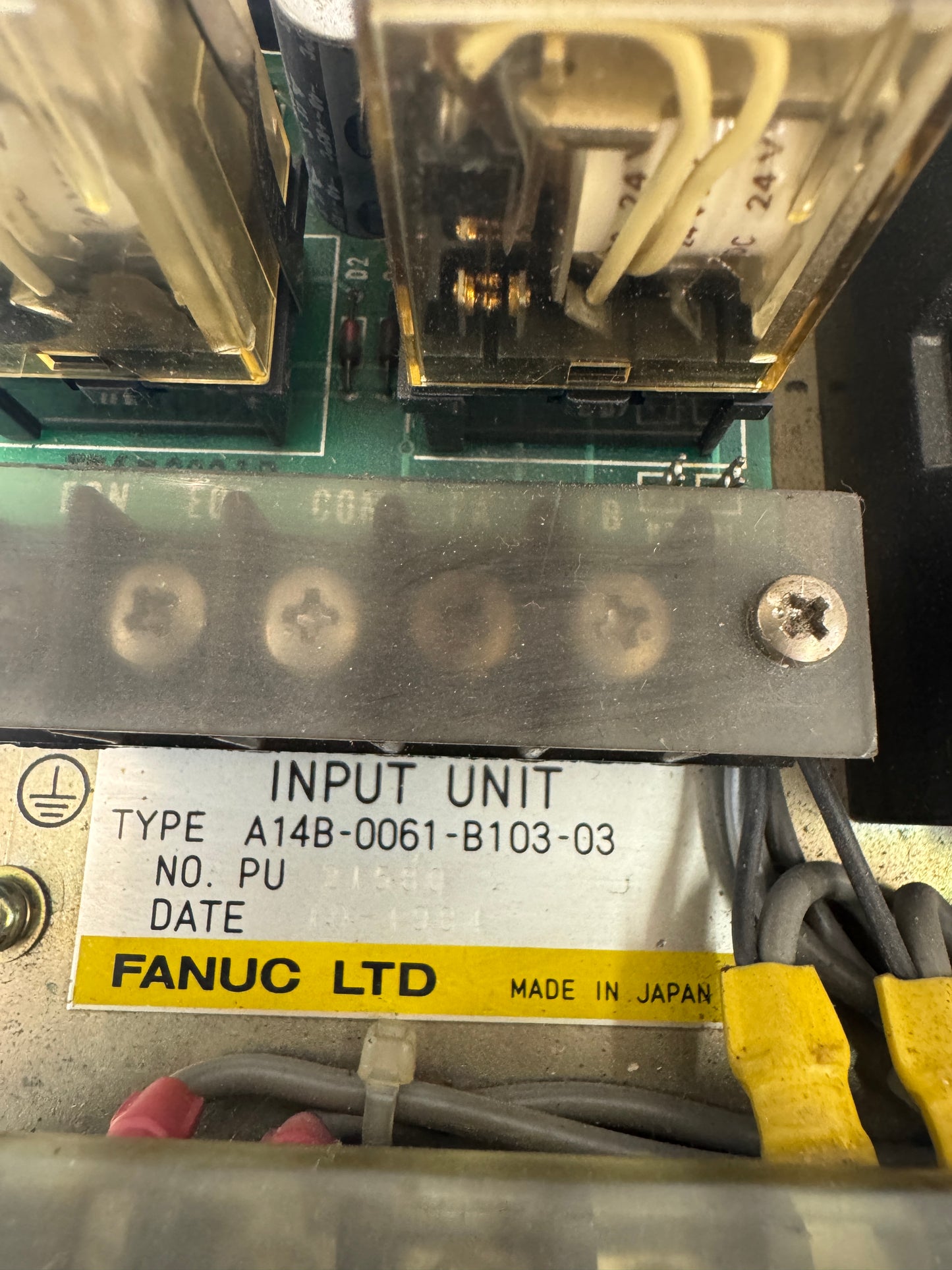 Fanuc Input Unit A14B-0061-B103-03 200V AC