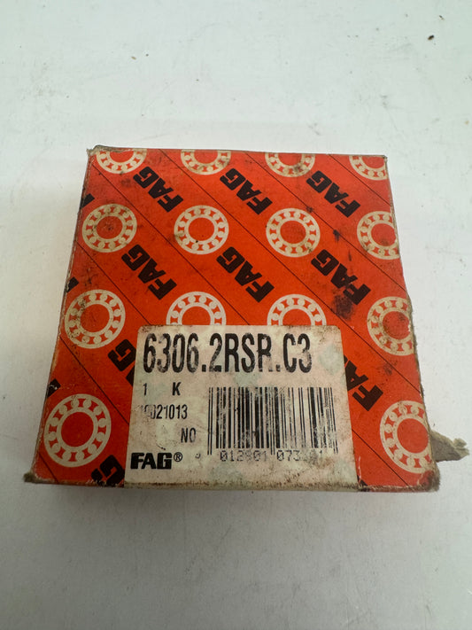 FAG Deep Groove Ball Bearing 6306.2RSR.C3 30 x 72 x 19 mm