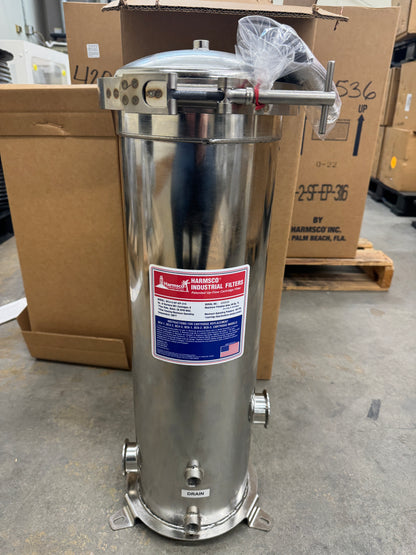 Harmsco Industrial Cartridge Filter Housing BC4-2-SF-EP-316 150 PSI