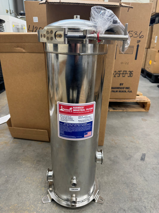 Harmsco Industrial Cartridge Filter Housing BC4-2-SF-EP-316 150 PSI
