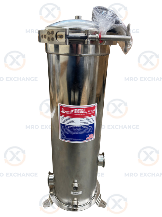 Harmsco Industrial Cartridge Filter Housing BC4-2-SF-EP-316 150 PSI