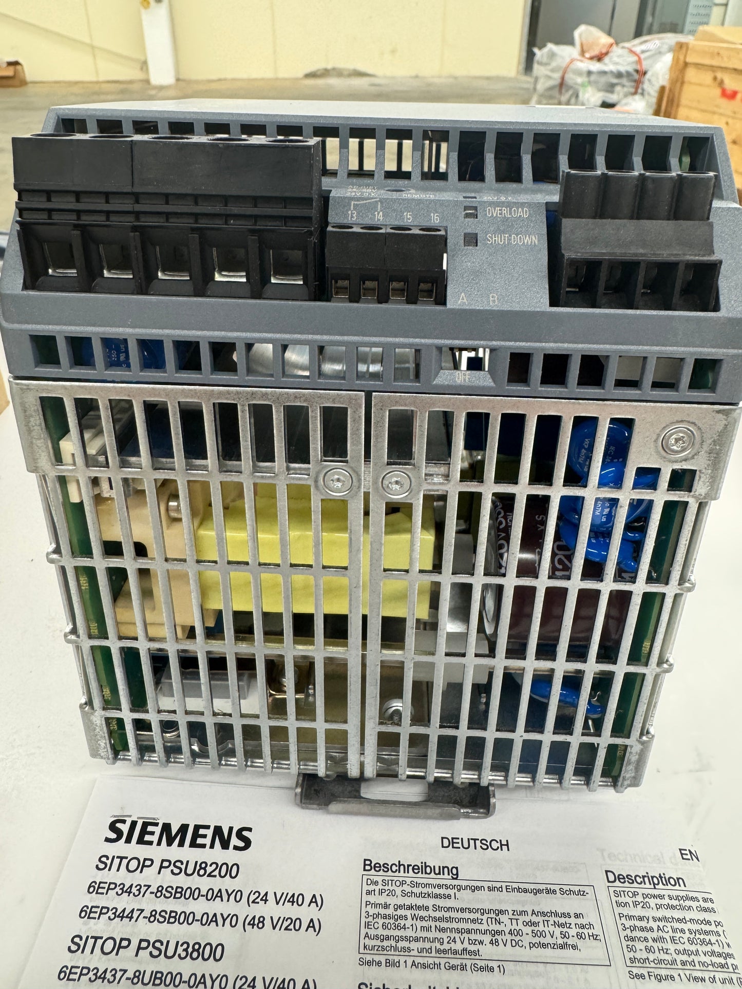 Siemens Power Supply 6EP3437-8SB00-0AY0 m01046