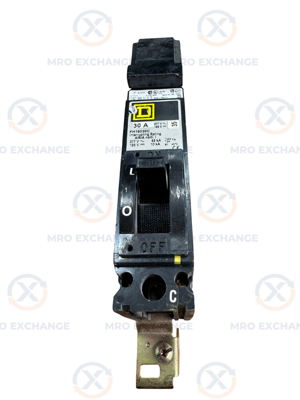 Square D FH16030C Circuit Breaker 277V AC, 125V DC Open Box - Unused