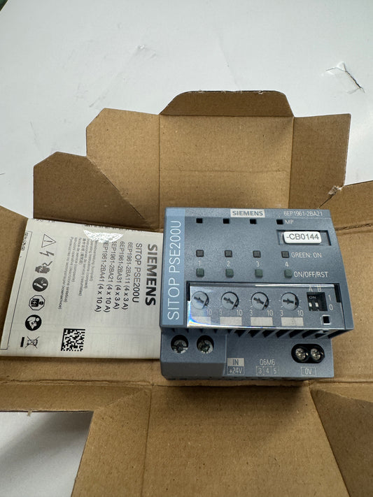 Siemens Selectivity Module 6EP1961-2BA21 24 VDC m01111