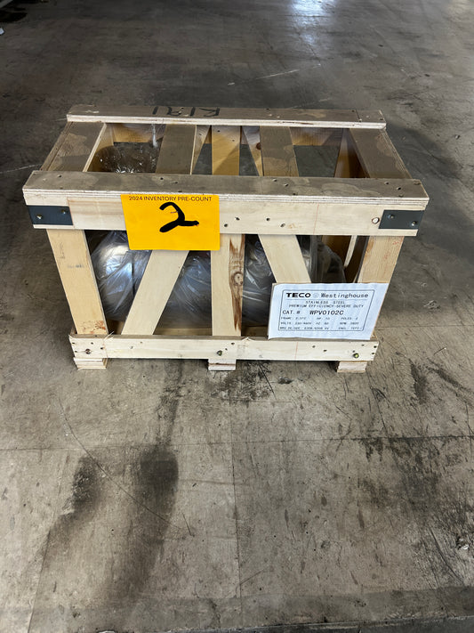 TECO Westinghouse AC Motor WPV0102C - 10 HP 3600 RPM