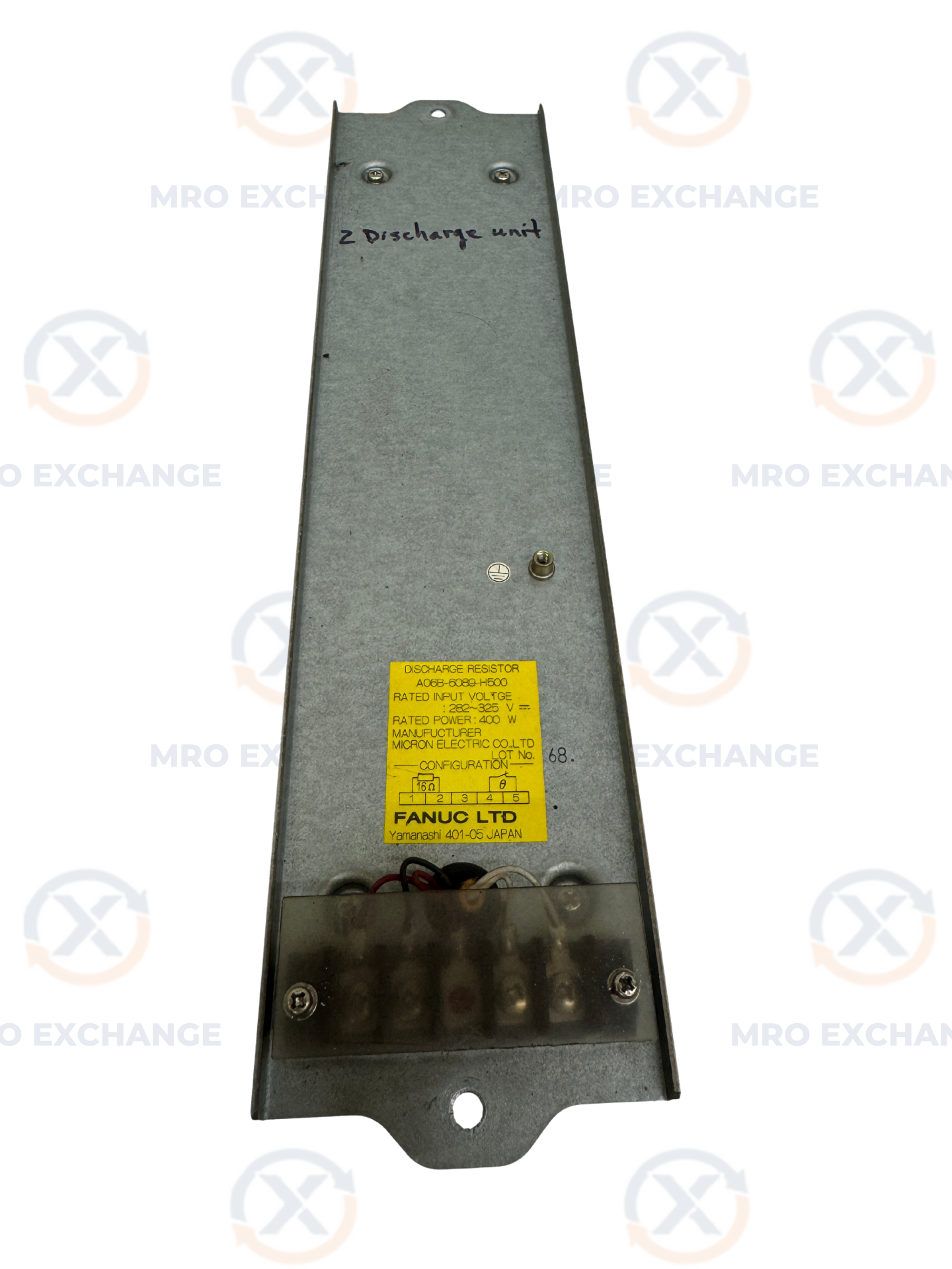 Fanuc Discharge Resistor A06B-6089-H500 282 to 325 V DC m00752