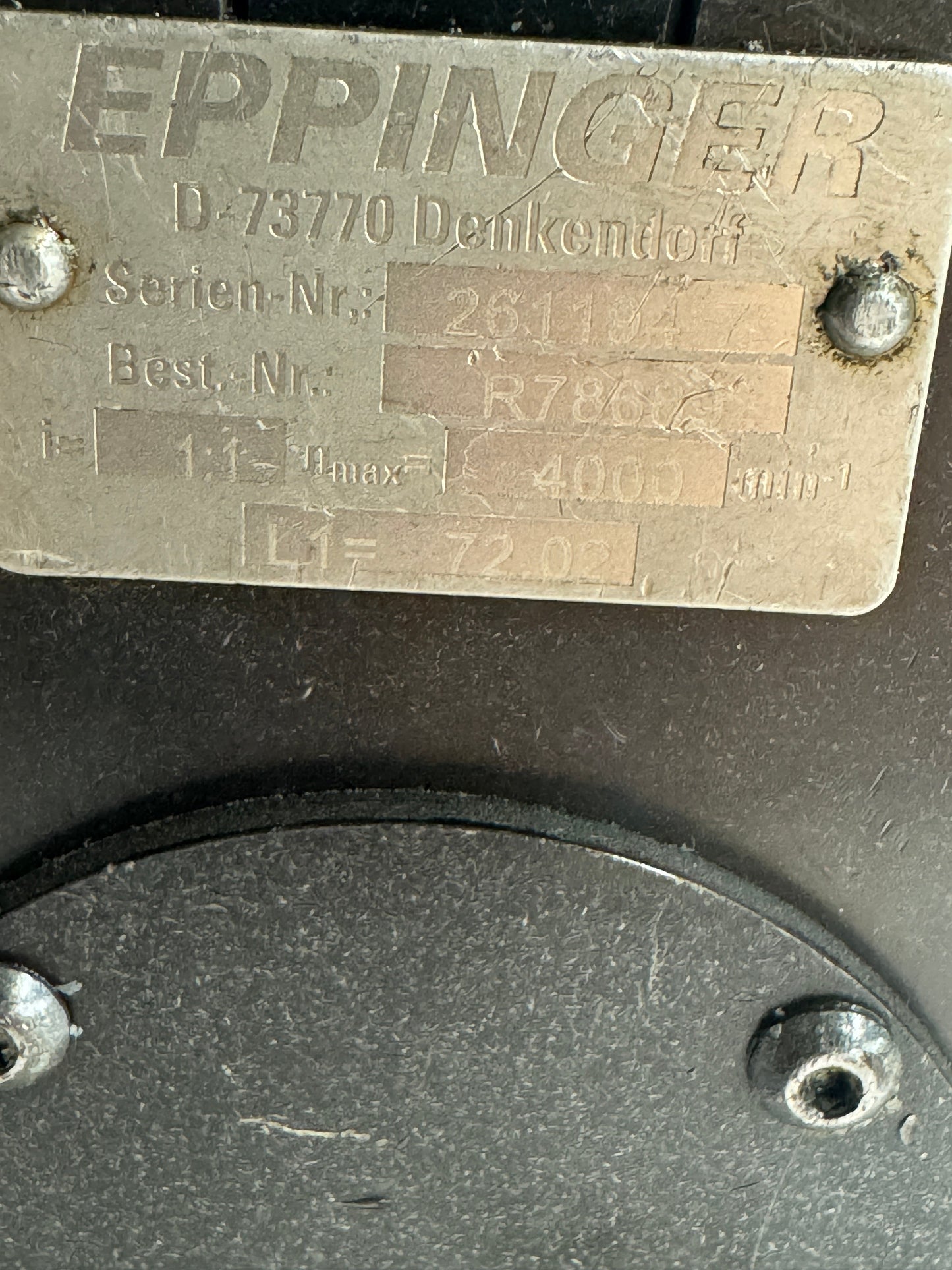Eppinger Live Tool Holder R786 / Serien-Nr. 261194-7 | Orientation: Radial