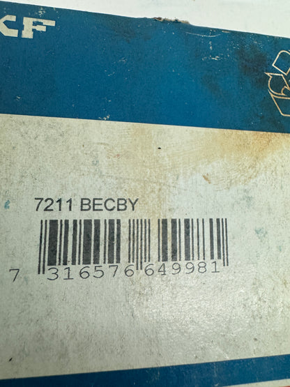 SKF Angular Contact Ball Bearing 7211 BECBY 55 x 100 x 21 mm