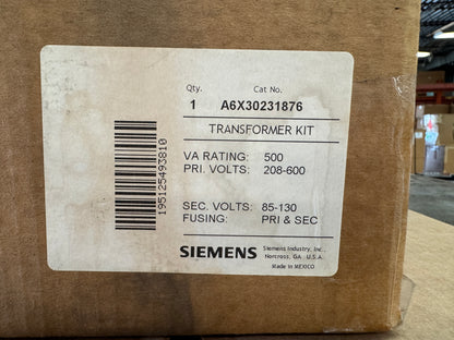 Siemens A6X30231876 Transformer Kit Factory Sealed m01957