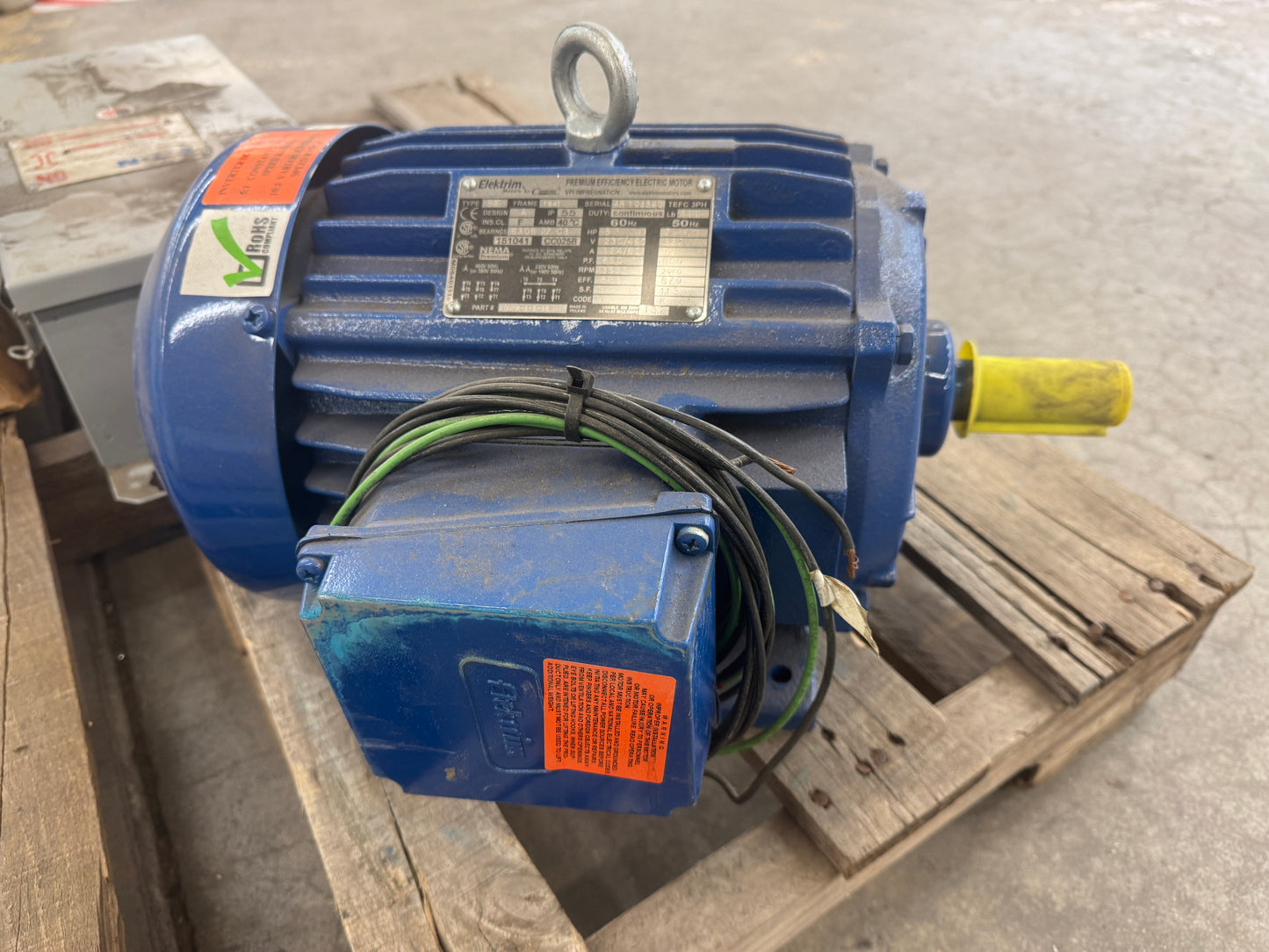 Elektrim AC Motor 20NFM-3-5-36 - 5 HP 3600 RPM