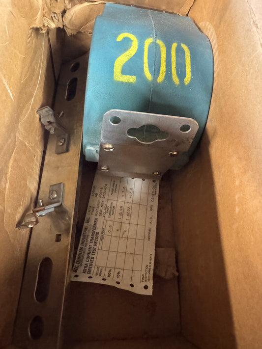 GEC Durham Industries Current Transformer 105KP (Type AB21) 600 VAC