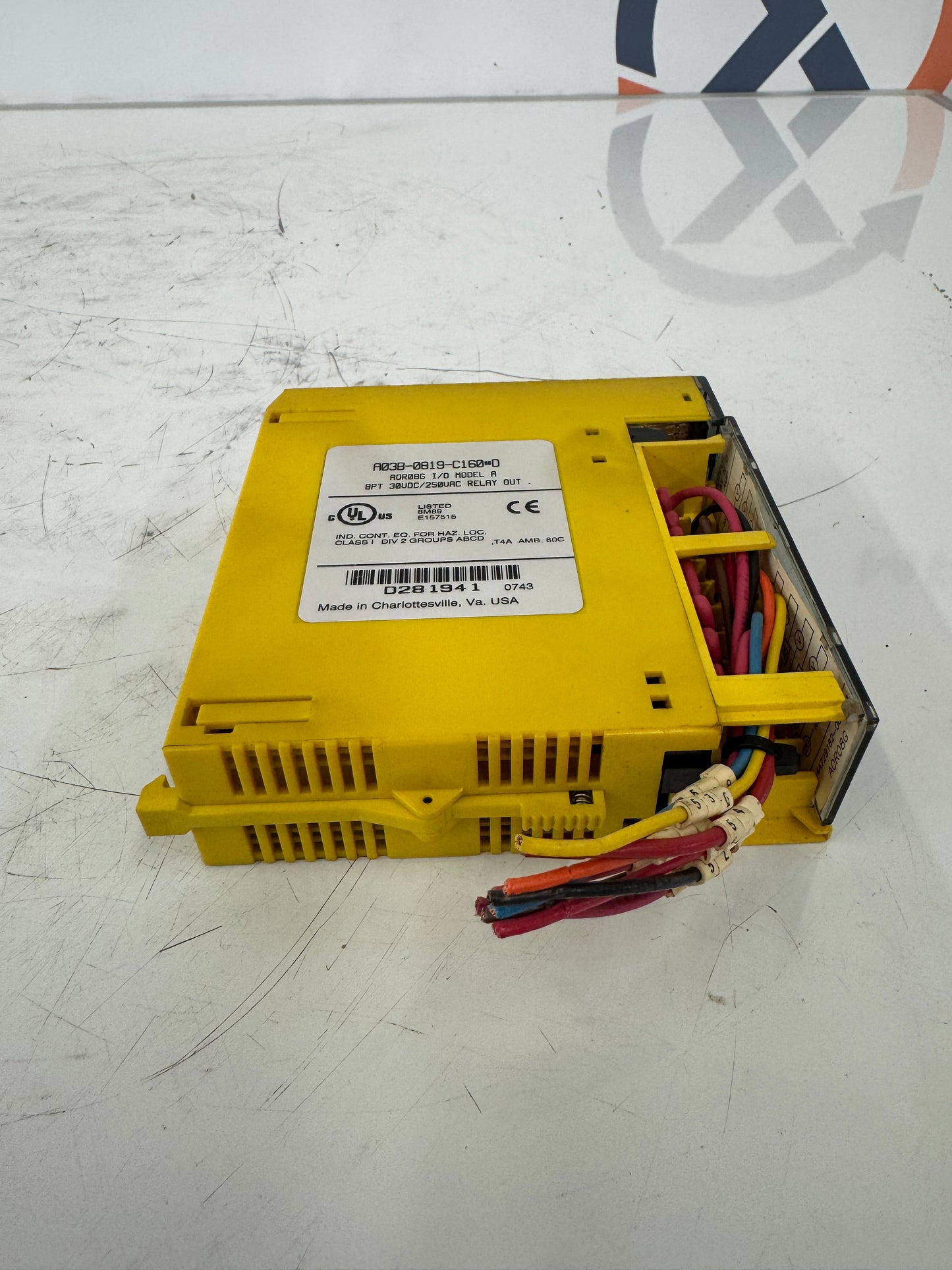 Fanuc I/O Module A03B-0819-C160#D 250V AC m00497