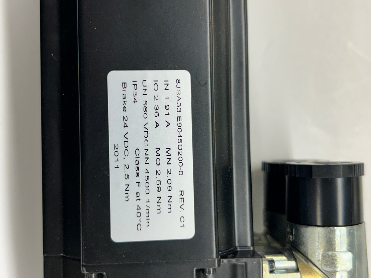 B&R Automation Servo Motor 8JSA33.E9045D200-0 - Variable 4000 RPM