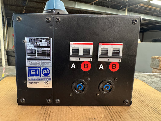 E+I Engineering IMPB-T-V2-2.A.30A.2P-2.C Busway Tap Off Unit 208/118V Untested Surplus