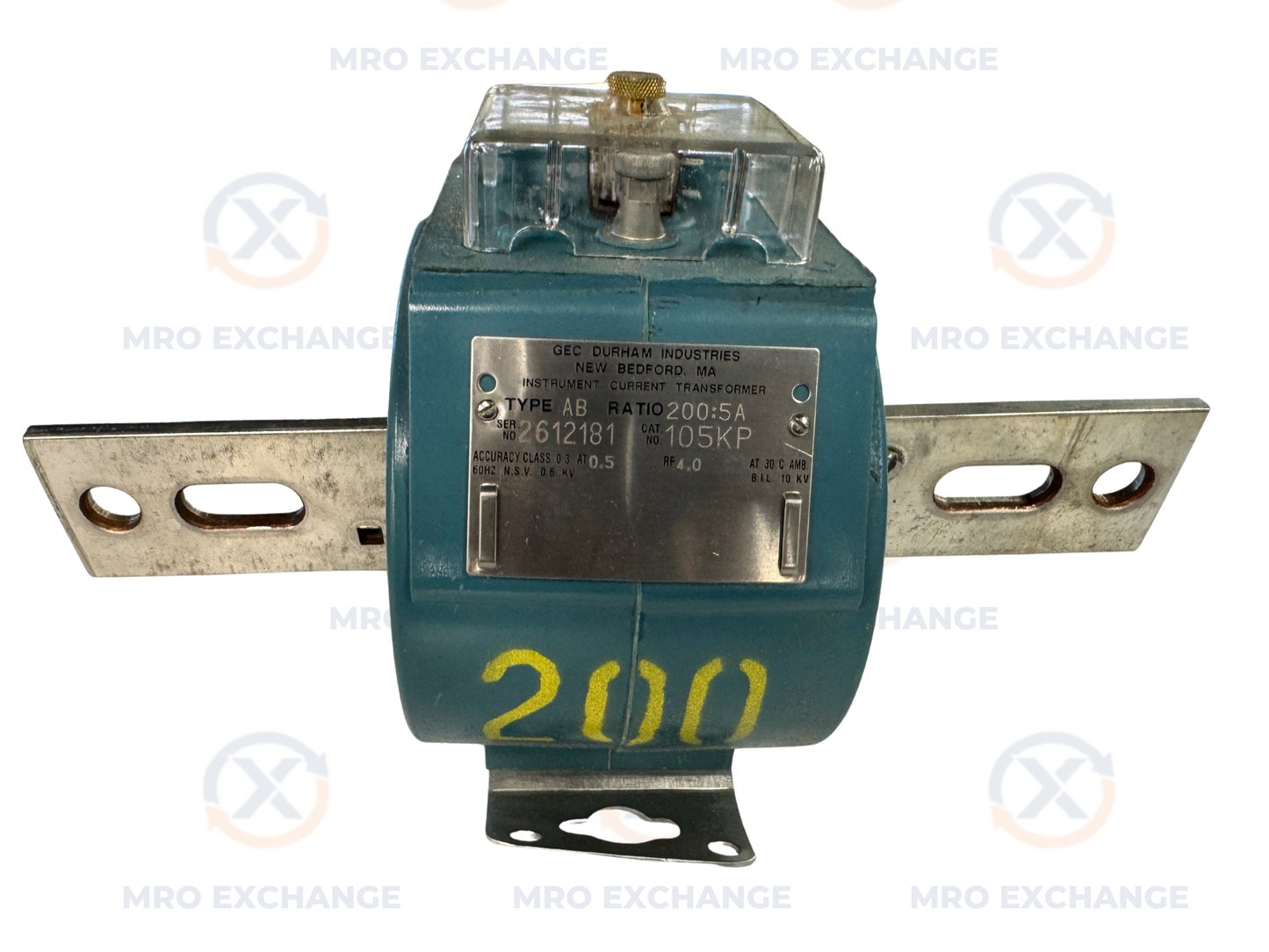 GEC Durham Industries Instrument Current Transformer 105KP