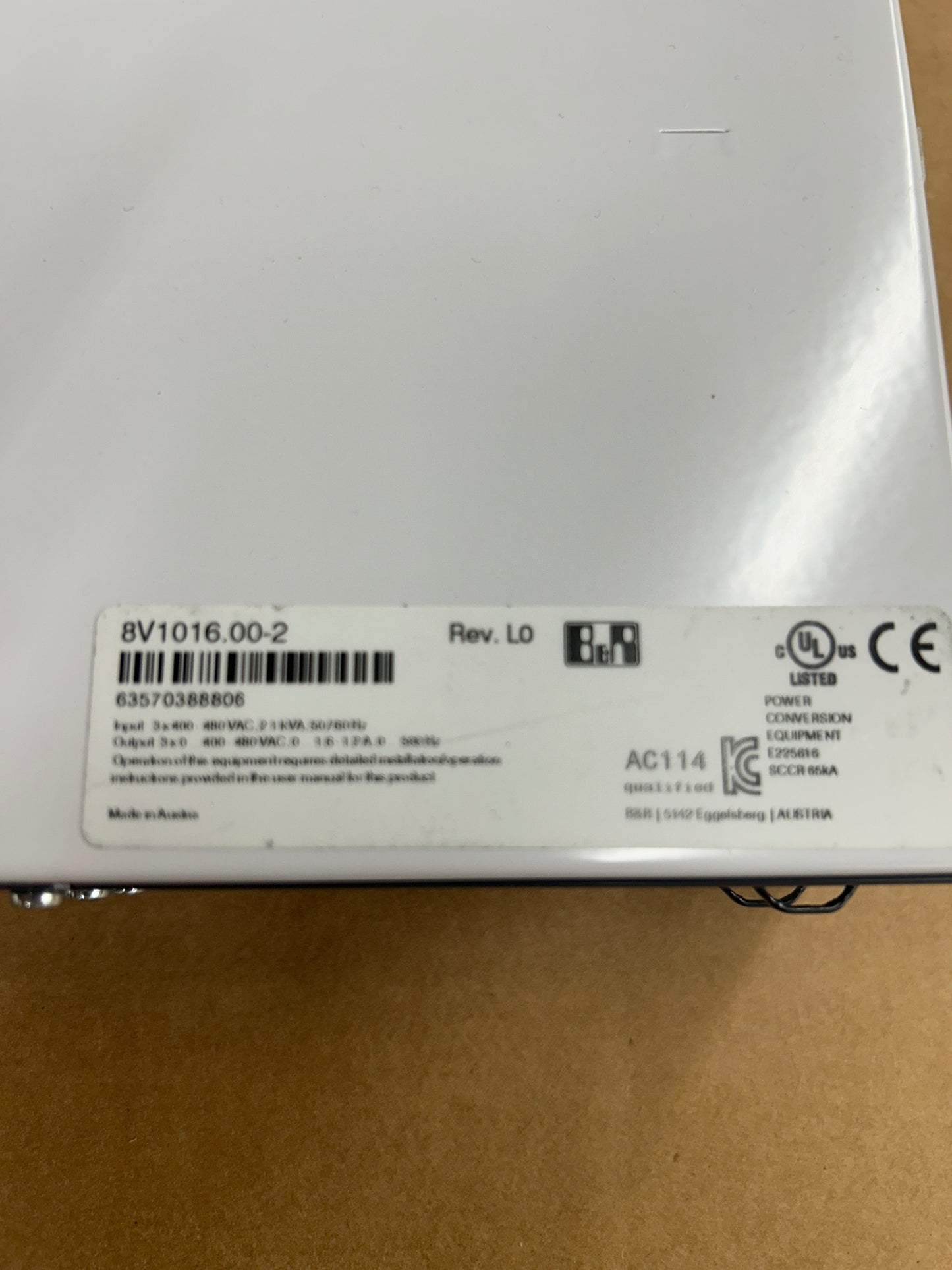 B&R Automation Servo Drive 8V1016.00-2 m00895