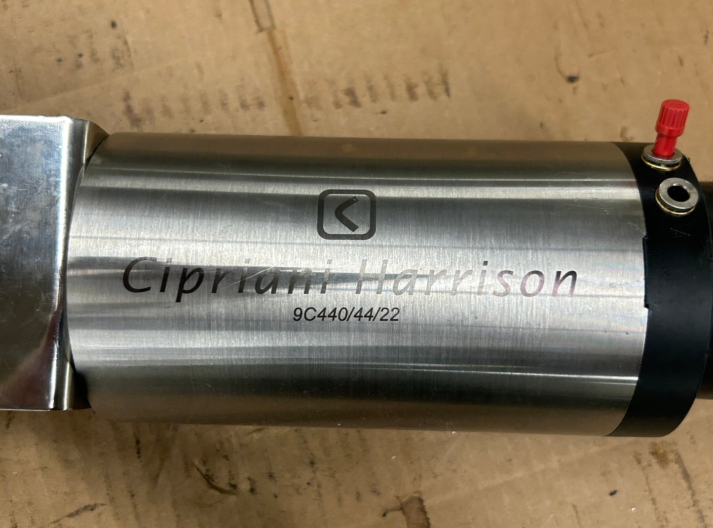 Cipriani Harrison Pneumatic Actuated Sanitary Shut-Off Valve 9C440/44/22 4 In. Sanitary Tri-Clamp 150 PSI