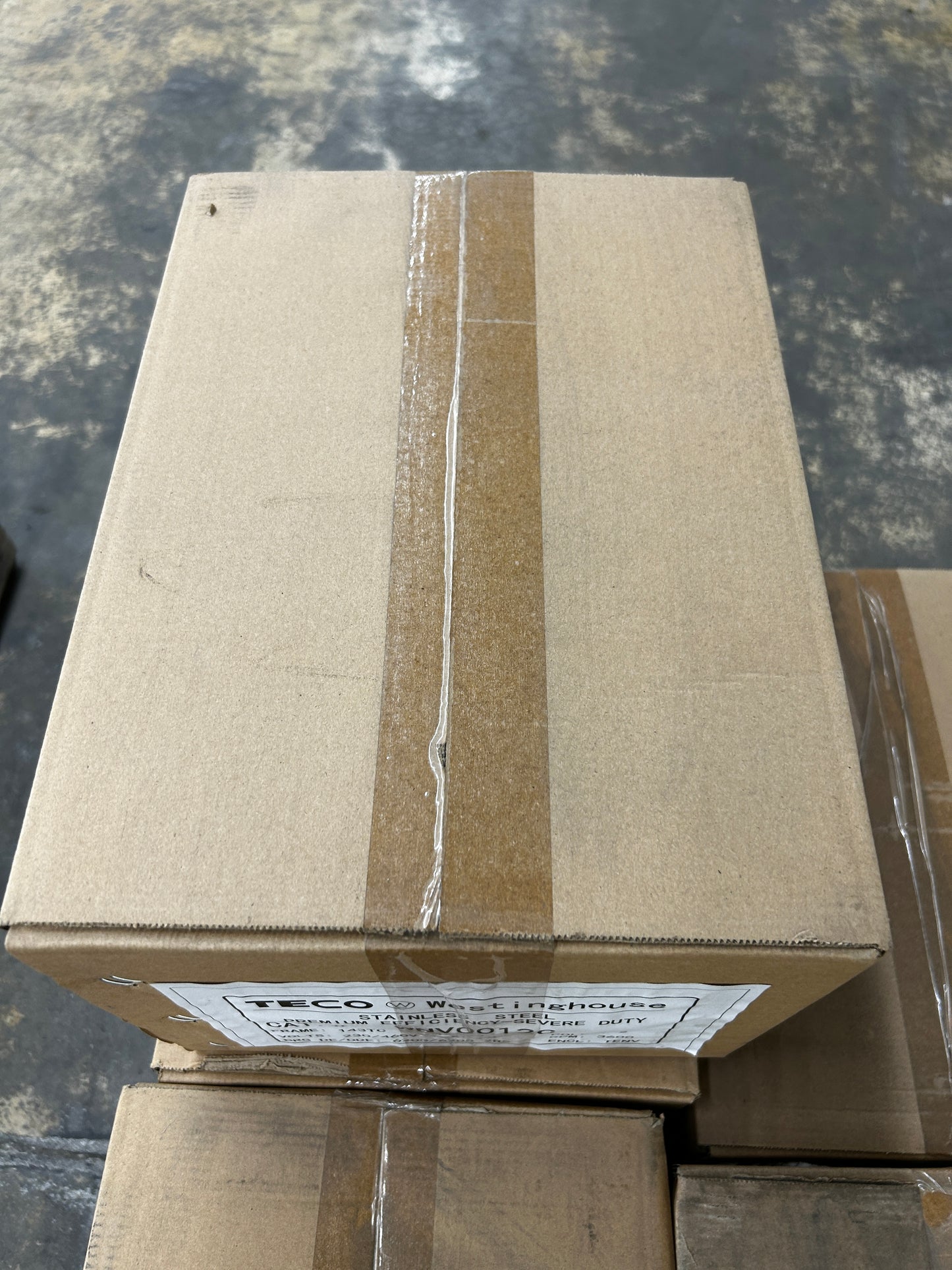 TECO Westinghouse Stainless Steel AC Motor WNV0012C - 1 HP 3600 RPM
