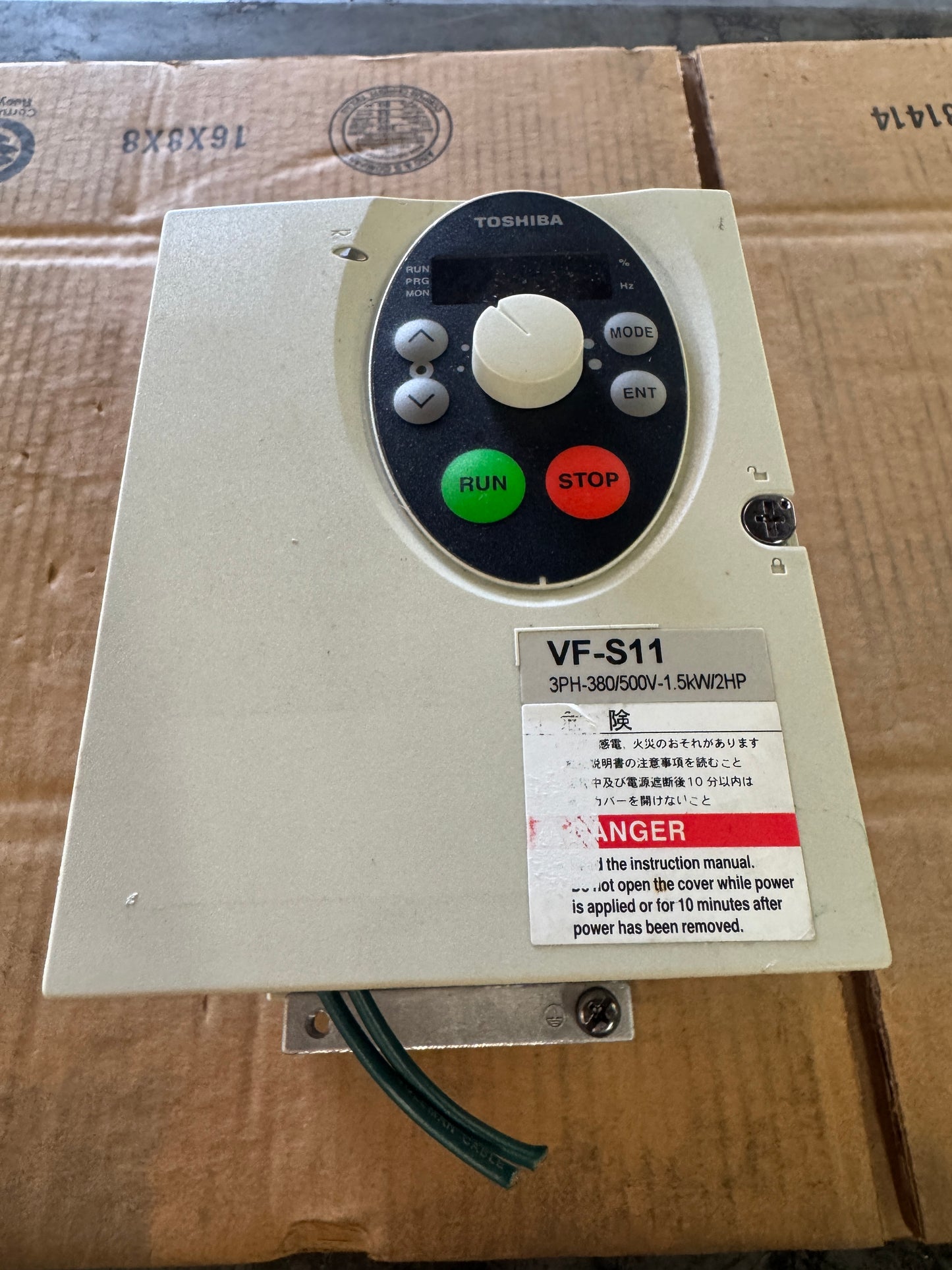 Toshiba VFD VFS11-4015PL-WN - 2 HP Variable RPM 01659