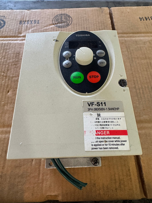Toshiba VFD VFS11-4015PL-WN - 2 HP Variable RPM 01659
